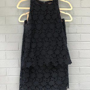 Patterned Matching Tank and Pencil Skirt Combo